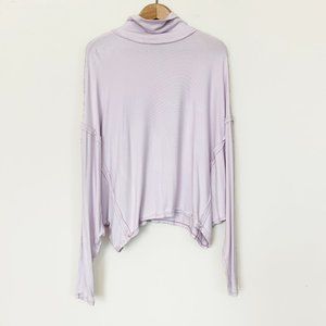 S - Free People Light Purple Stretchy Top